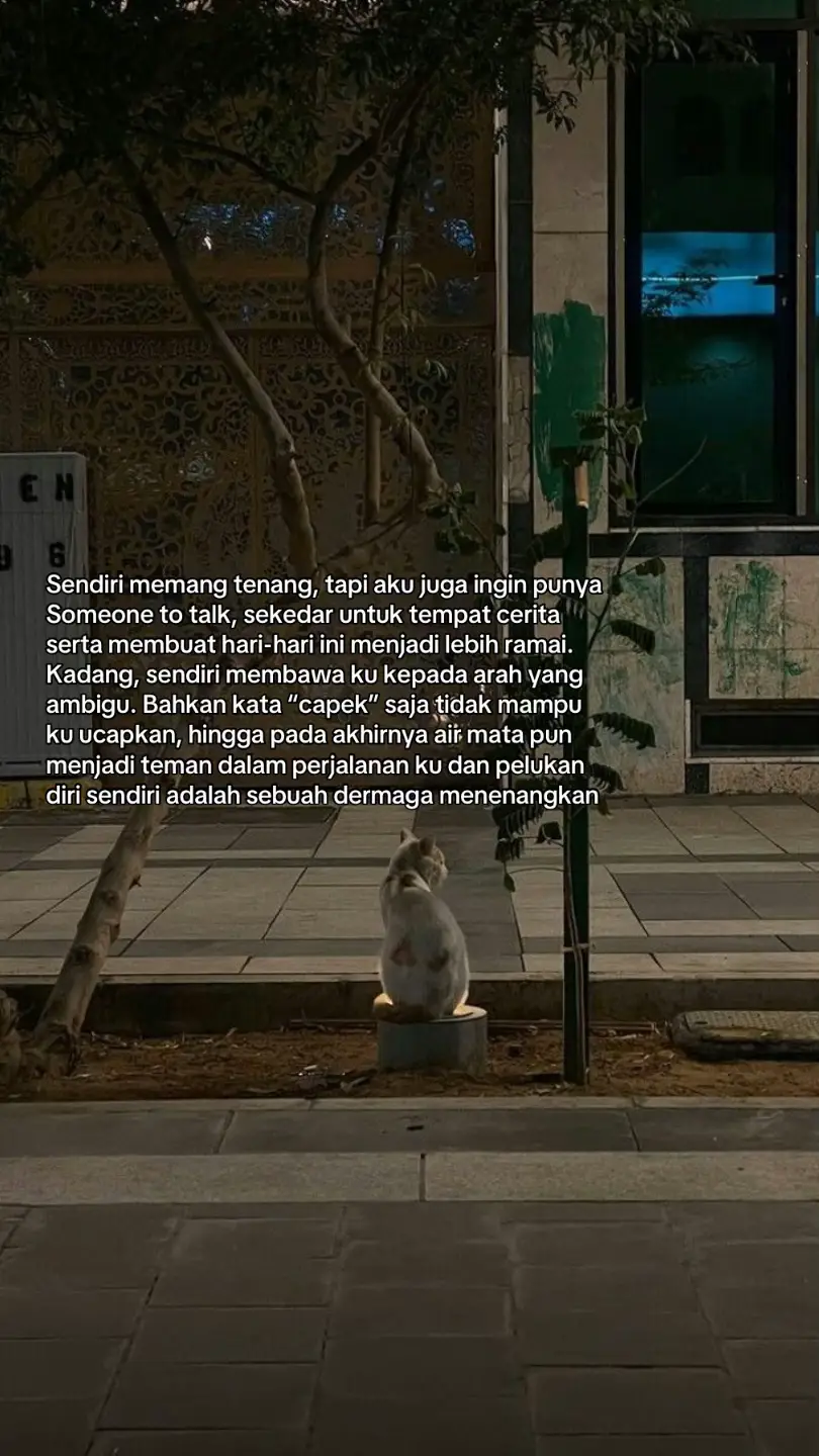 Kalimat yang selalu ku bilang” Kuat-kuat diri” #sadvibes🥀 #sadsong 