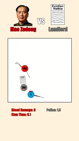 Mao Zedong VS Landlord #simulation #satisfying #weaponball #mao #earclacks 