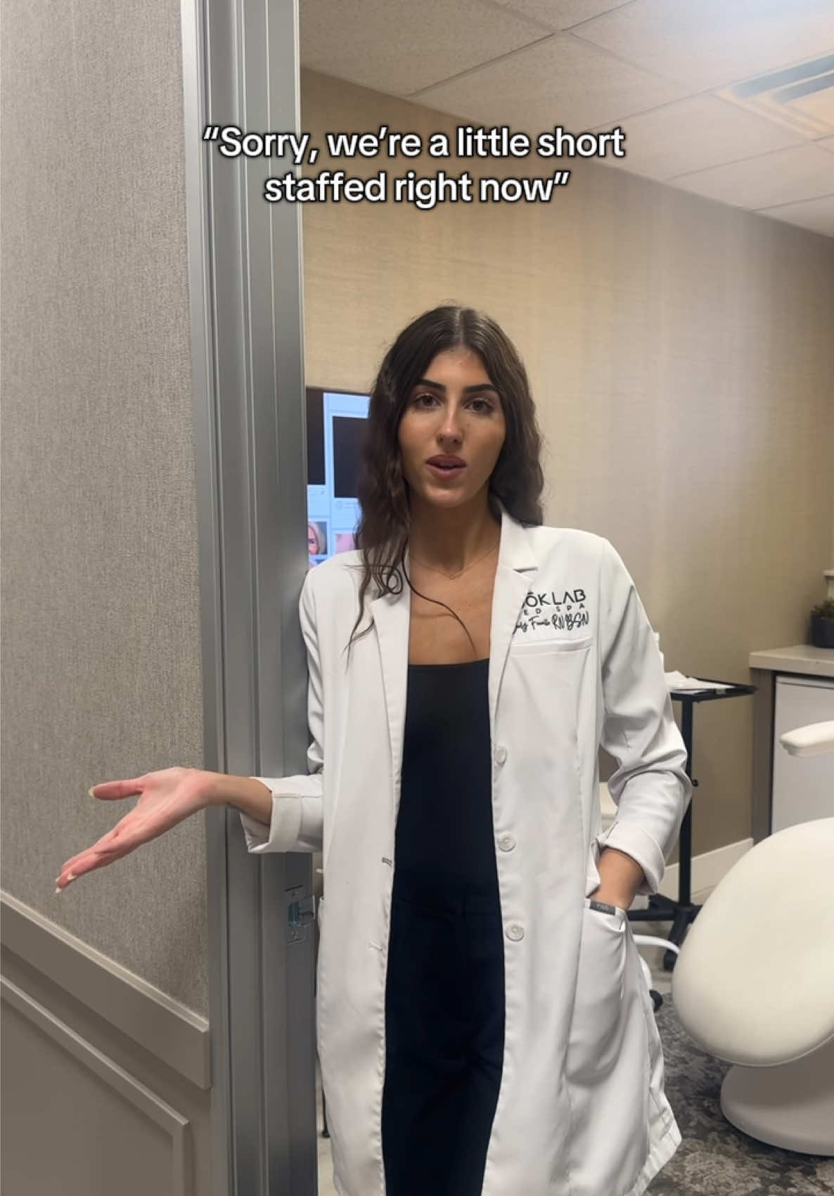 Just a little short staffed 🫢😂  #MedSpa #Funny #Fyp 