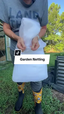 It’s time for fall planting! Garden knitting helps keep those pests off of your vegetables. #gardening #netting #rowcover #gardening101 #gardentips 