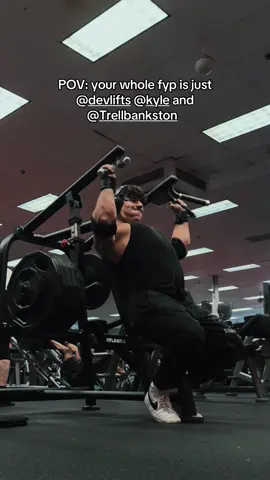 fr tho | @kyle @Trell bankston @devlifts | #fyp #GymTok #natty #gym 