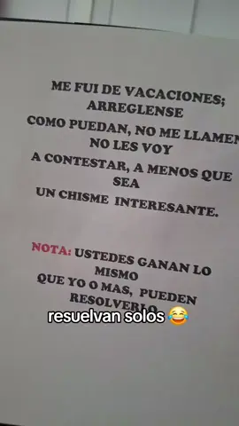 me fui de vacaciones,  no molesten 😂 #videoviral #foryoupage #paratiiiiiiiiiiiiiiiiiiiiiiiiiiiiiii #humor #marketingchistoso 