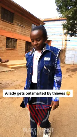 A lady gets outsmarted by thieves 😂 @blackmarketrecords @Black Market Afrika  #viral #fypシ #fyp #shorts #blackmarketfilms 