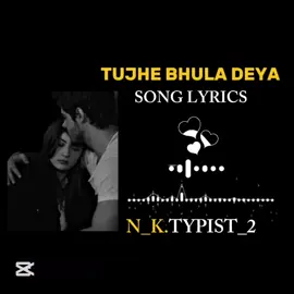 TUJHE BHULA DEYA SONG LYRICS URDU SAD SONG #urdu#fullsadsongs #urdufull#sadsongs #viralmyvideo 