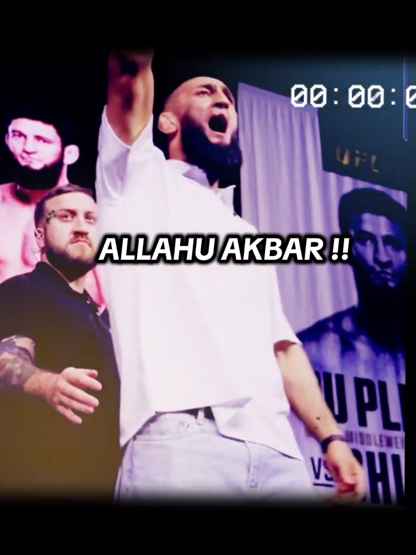 Khamzat Chimaev Faceoff UFC 319 #UFC #khamzatchimaev #allahuakbar 