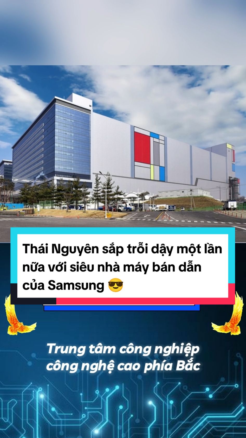 Thái Nguyên sắp bùng nổ với siêu dự án nhà máy bán dẫn Samsung ? 😳 #congnghecao #phiabac #dientu #bandan #samsung #thainguyen #phoyenthainguyen 