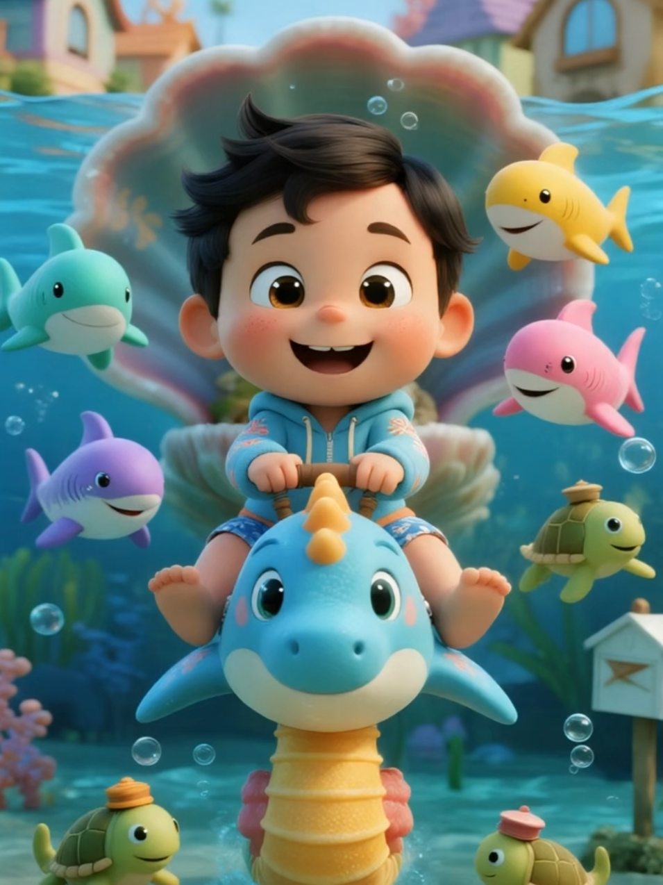 Baby Shark doo doo doo #kenhchotre #cartoon #nhacthieunhivuinhon #babyshark #tiktokkids 