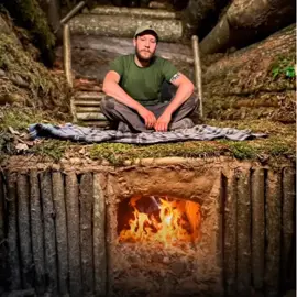 The Process of Building a Secret Survival Bunker Beneath an Ancient Tree #2025 #camping #visual #discover #bushcraft #travel 