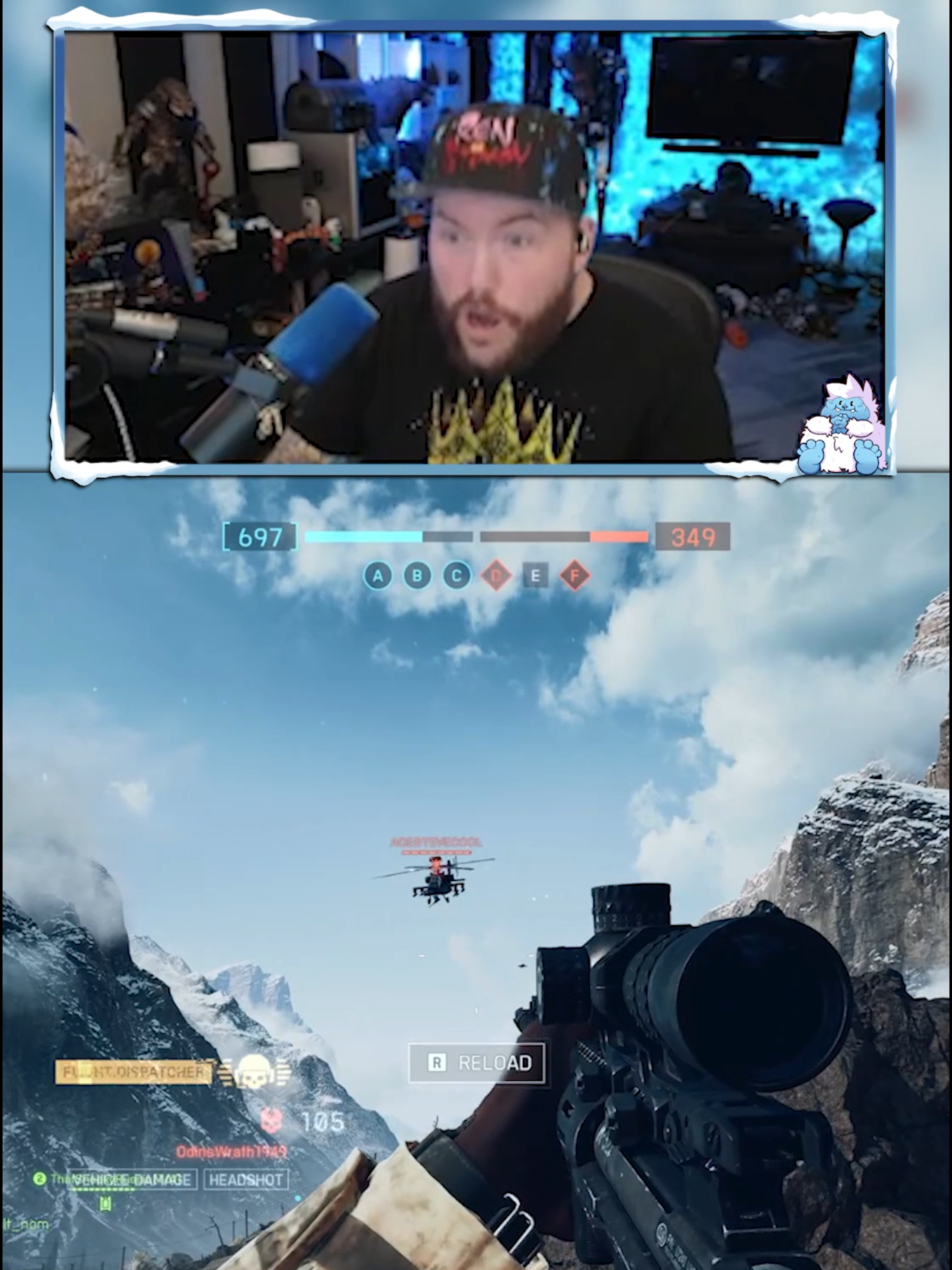 These heli's hate to see me comin' #crream #gaming #twitch #battlefield6gameplay #battlefield6 #battlefield6beta #bf6 #bf6beta #sniping