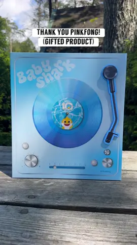 thank you pinkfong for sending us this super adorable box celebrating 10 years of Baby Shark! (#giftedproduct)  Happy Birthday Baby Shark I can’t believe it’s been 10 years of singing and dancing to your iconic baby shark song! @Baby Shark Official  We love you so much!  Cheers to this birthday and all those to come! 🤍  #babyshark #happybirthday #10yearsofbabyshark #pinkfong #babysharksong  