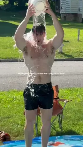 I think my neighbors owe me money now. #dadsoftiktok #marriage #couple #babydaddy #hotdad #fypシ #fyp 