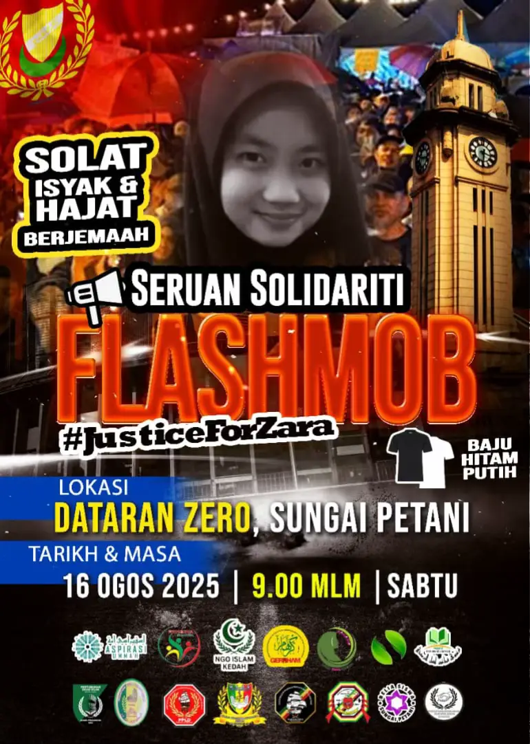 JUMPA ESOK DATARAN ZERO PUKUL 9 MALAM JUSTICE FOR ZARA #ALFATIHA  #keadilanuntukmereka  #SiasatSemula  #KeadilanUntukZaraQairina 