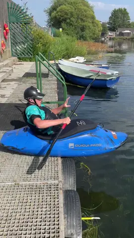 Atleast the water is clean #kayak
