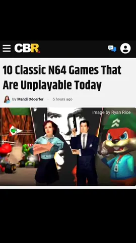 I found this very terrible take if a list from Comic book resources site. These games still hold up today #nintendo #n64 #gamerentiktok #GamingOnTikTok #retrogaming 