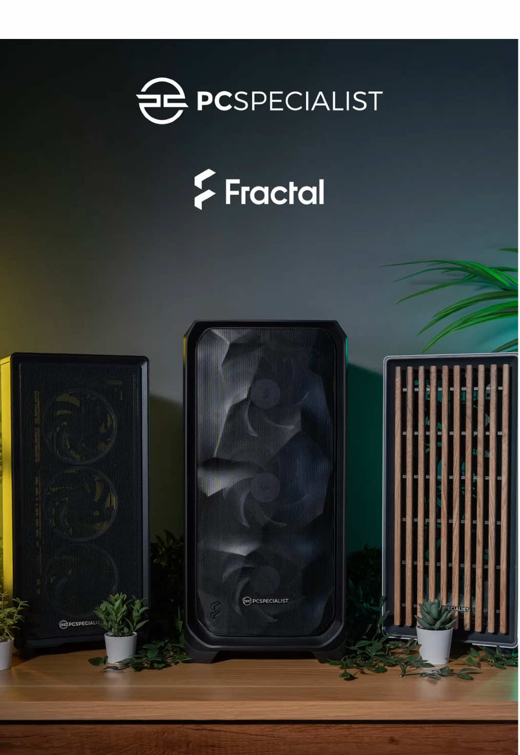 Fractal cases offer premium quality and stylish looks, take a look at 3 of the many cases we stock!  Configure your next system inside a Fractal case at PCSpecialist!  #pcgaming #gamingpc #techtok #pcbuilds #pcbuilding 