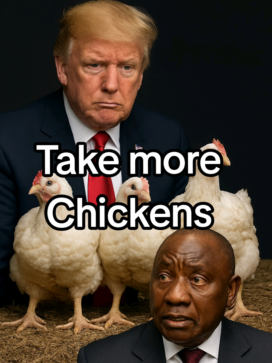 South Africa to accept more Chickens from the US #southafrica #tarrifs #china #Trump #cyril 