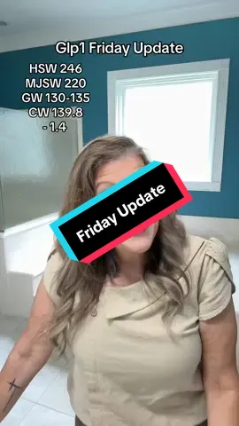 Glp1 Friday update! #glp1community #mygodisanawesomegod❤️ #viral #healthy #amen 
