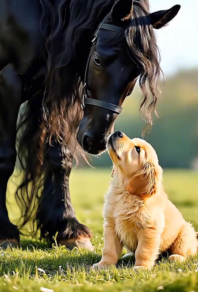 Black Horse | A Love so Beautiful #wildanimals #uk #foryourepage 