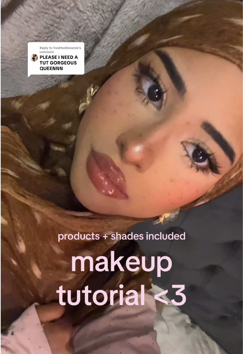 Replying to @freshhotbrownie finally got around to this yay i hope u like 😅✌️ # makeuptips # makeupinspo # makeuplovers # beautytutorial # makeupideas
