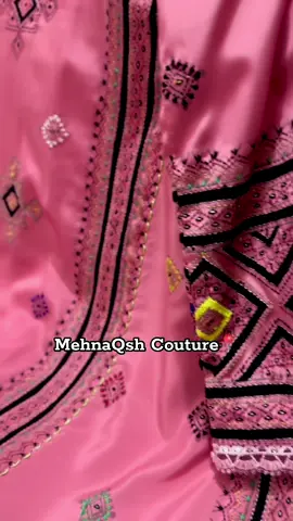 “Threads of tradition”❤️😍 Made on Customer’s Order💗 Order Your’s from MehnaQsh Couture and make your self in a perfect look💗😍 #balochifashionwear #balochiculture #balochikurta #foryoupage #orderyouesnow 