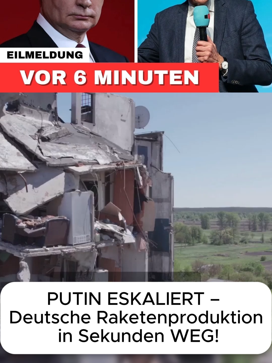 PUTIN ESKALIERT – Deutsche Raketenproduktion in Sekunden WEG!