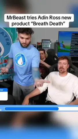 MrBeast tries Adin Ross new product “Breath Death” #fyp #viral #adinross #mrbeast 