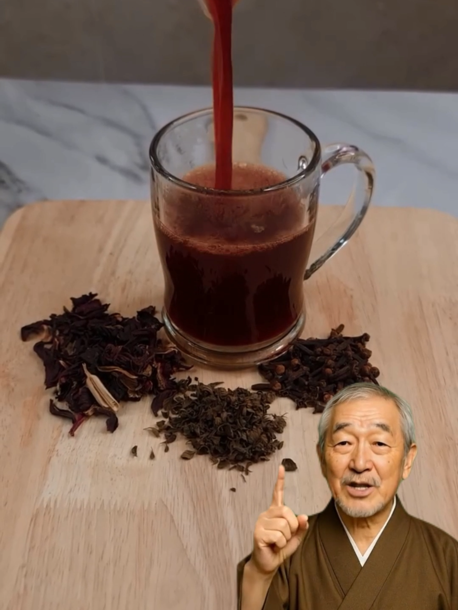 Chá Hibisco, Cravo, Orégano e Açafrão🍵 #dicas #receita #saude #receitas #emgrecimento