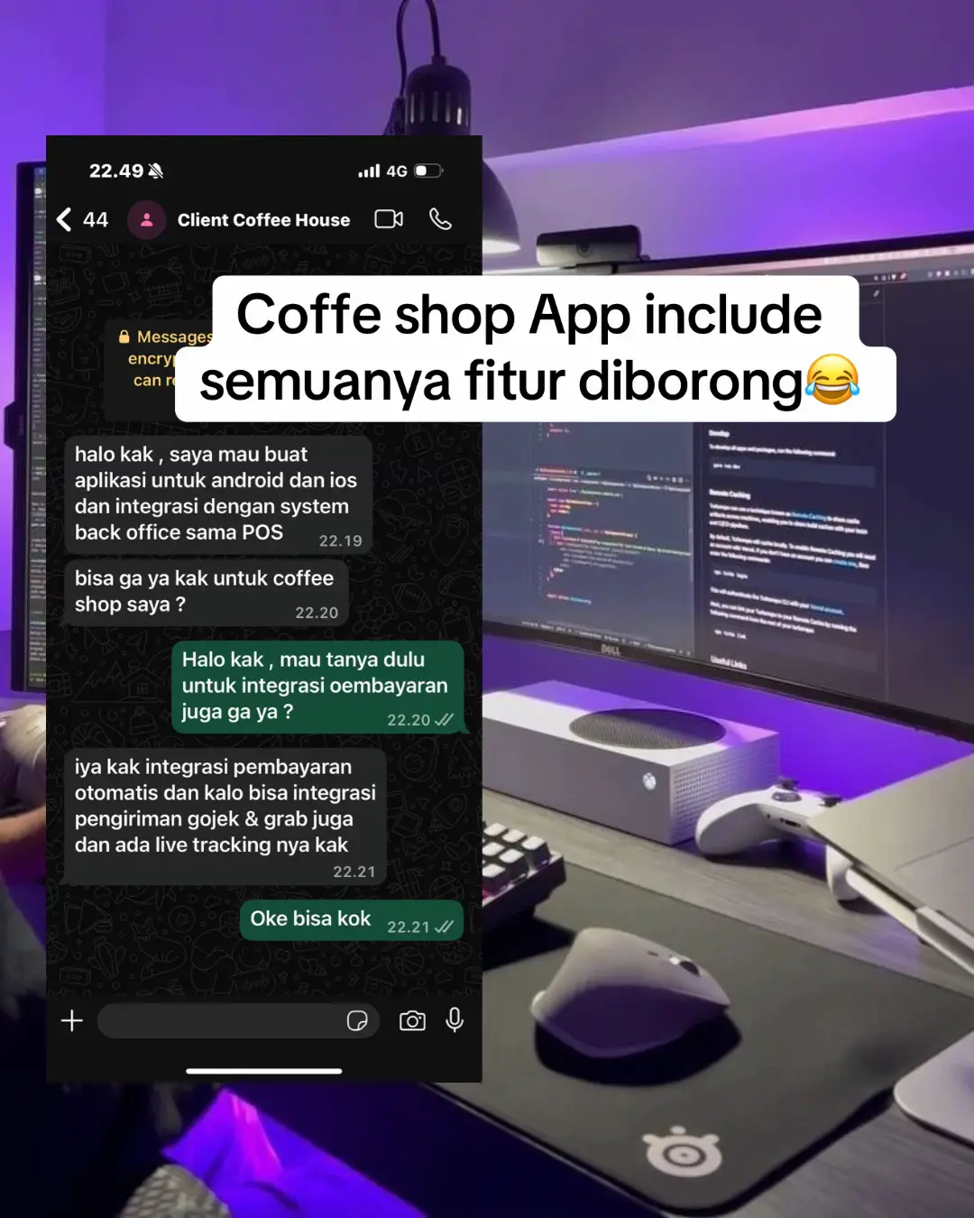 Lika liku kehidupan 😂  #coffeeshop #programming #flutter #apps #fyp   