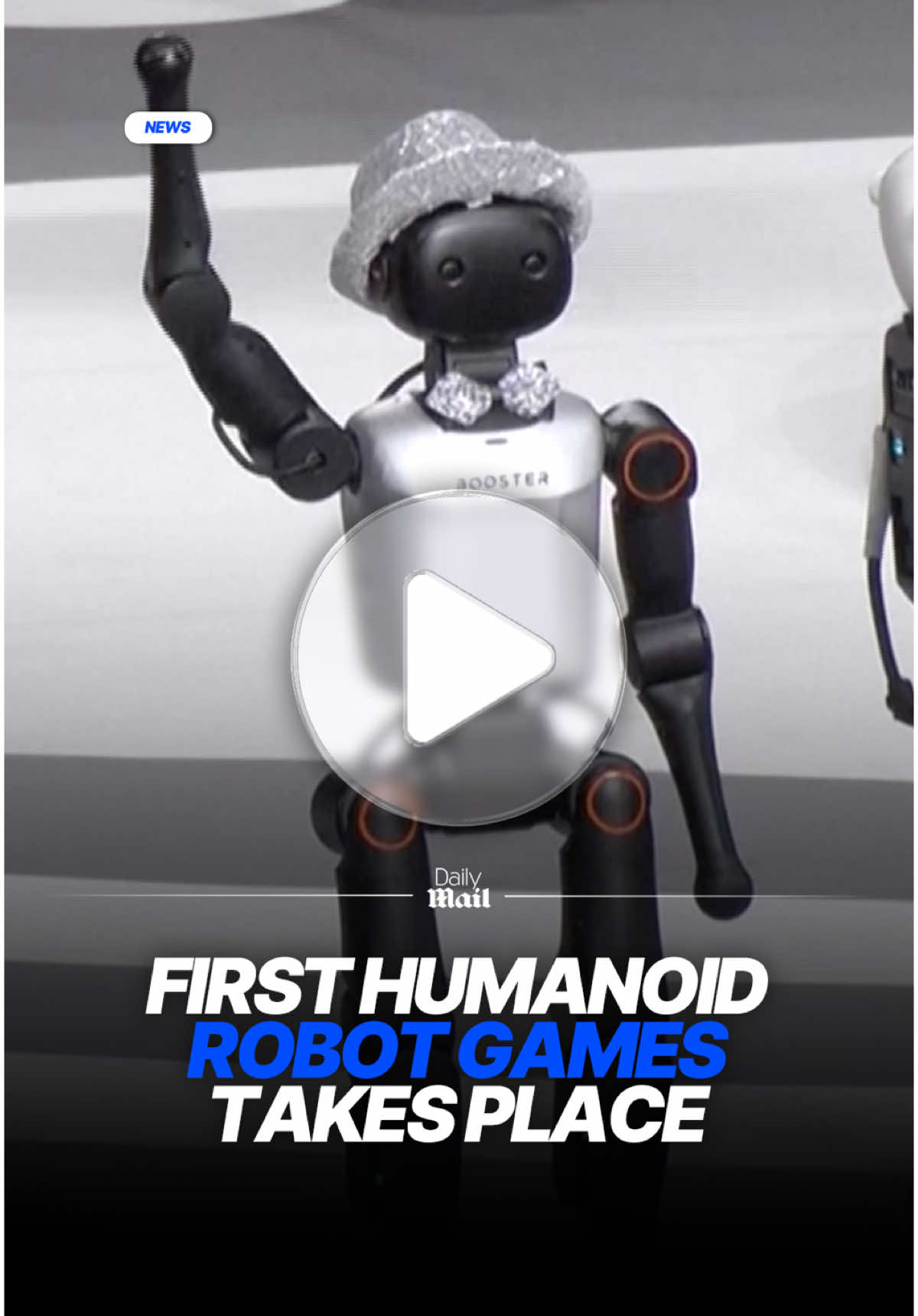 The world's first robot Olympics have officially kicked off in China this week. The three–day event, called the World Humanoid Robot Games, will see humanoid robots from 16 countries compete across a range of events. Read more at DailyMail. #news #china #robot #ai #tech 