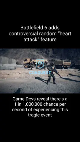 Battlefield 6 has added a new heart attack feature leaving gamers stunned. Many are applauding DICE and EA for their commentary on the inadequate healthcare that soldiers and veterans receive. #battlefield #battlefield6 #gaming #gamingnews #ea 