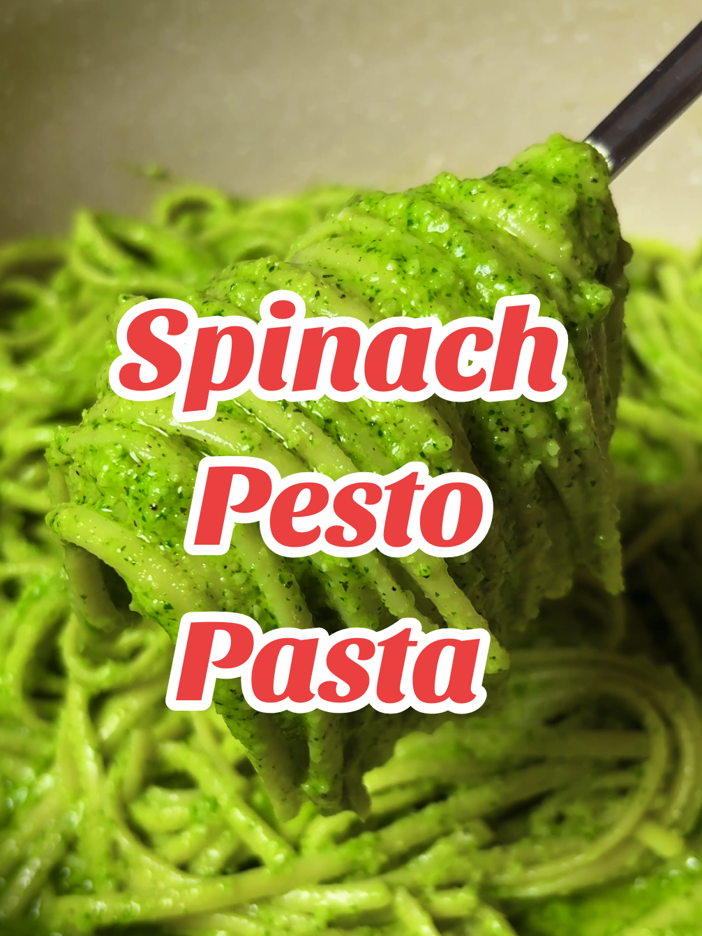 Spinach Pesto🤤😍 Italians might not like us calling this pesto but anyways, you NEED TO try this one, it's sooooo good! Honestly, it is as easy as it is yummy!🔥 And with the almonds and spinach, you'll get lots of good nutrients, it absolutely has it all🥰 Ingredients : Spinach Almonds Olive oil Salt & pepper  Lime Parmesan cheese  Garlic Linguine  Let us know in the comments if you try this green paradise ✨ The full recipe is in our Ultimate Pasta Cookbook, link in bio🔗 Enjoy, Jo and Bart❤️ #pesto #delicious #tasty #almond #fyp 