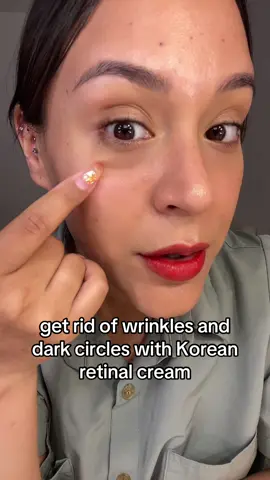 Renew those eyes ✨#koreanskincare #wrinkles #darkcircles #puffyeyes #retinal