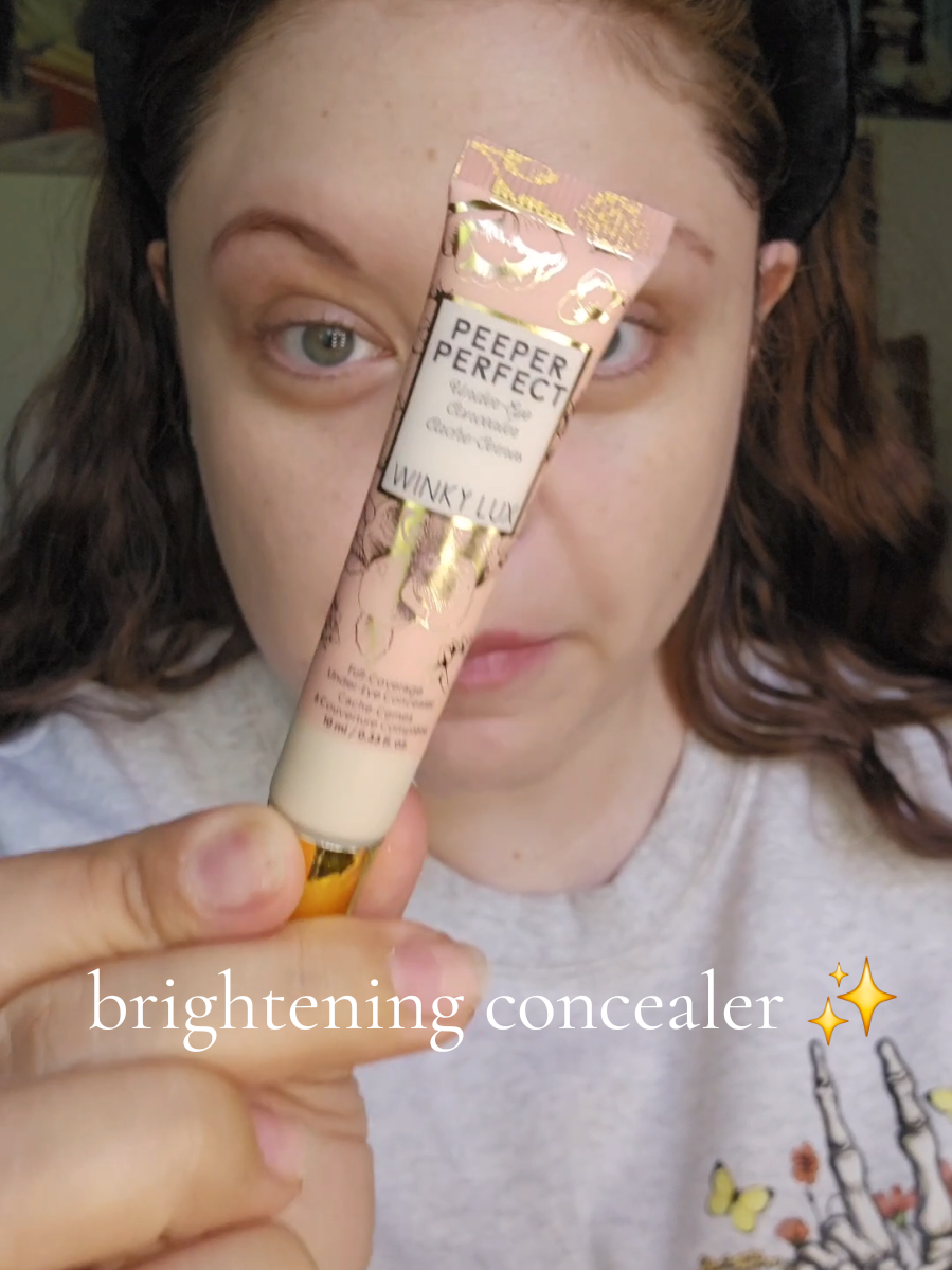 @Winky Lux brightening concealer  #concealer #concealerhack #undereyebags #undereyeconcealer #concealertutorial 