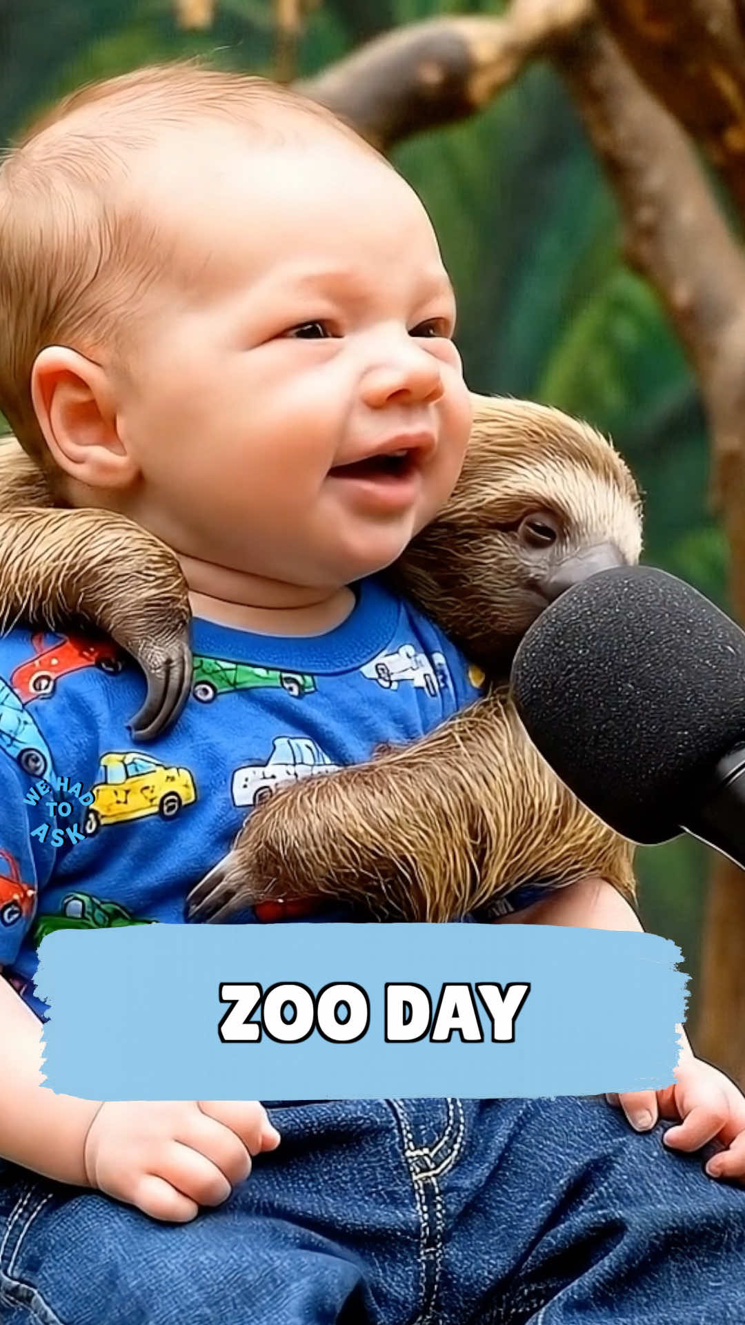The babies are at the zoo… what could go wrong? 🦒🐐🦩 #ZooDay #BabyComedy #AnimalChaos #wehadtoask #babiesoftiktok #fyp 