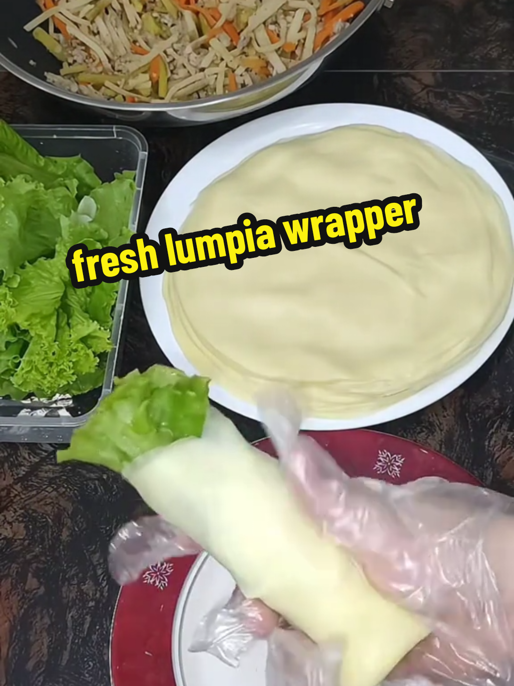 fresh lumpia wrapper na malambot😊 #wrapper for fresh lumpia #freshwrapper  #lumpiawrapper 