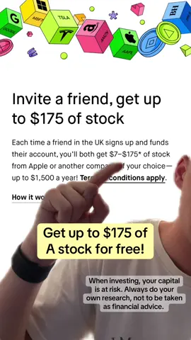 Get up to $175 of stock just drop me a message or comment below and I’ll send the link. Thanks guys hopefully you get the top amount! #investing #stocks 