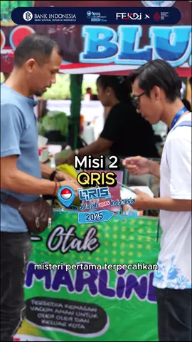Misi 2 – QRIS Whoap! Dimulai dari pencarian mystery box dan menjalankan misi belanja ‘Ikan laut mewah yang smart’ apa ya kira-kira? Langsung aja kita ajak beberapa pengunjung untuk ikutan berbelanja dengan pembayaran menggunakan QRIS! Semua cukup scan QRIS - satu untuk semua! 💡 QRIS (Quick Response Code Indonesian Standard) itu solusi pembayaran modern, praktis, dan aman. QRIS Jelajah Budaya Indonesia, lebih praktis pakai QRIS. #JelajahBudayaIndonesia #AyoPakaiQRIS #QRISJelajahIndonesia #QRISJelajahBudayaIndonesia @bank_indonesia @bankindonesia_lampung @fekdi_official
