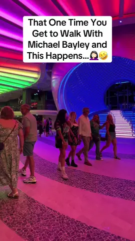 Walking down the Royal Promenade on Star of the Seas with the President and CEO of Royal Caribbean and this happens…🤣 #royalcaribbean #staroftheseas @Michael Bayley @Royal Caribbean @Emily | Travel Advisor @cruiselifewithmissy 