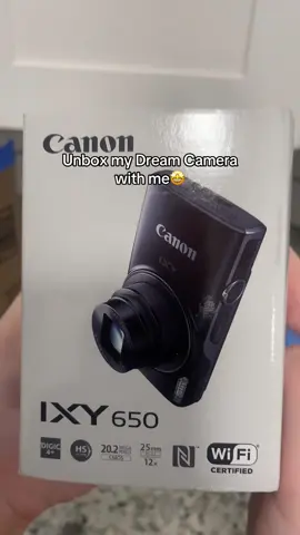 Girl version of a PS5🤩🤩  #digitalcamera #canoncamera #canonixy650 #girlversionofaps5 #unboxingmydreamcamera 