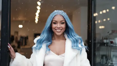 🥶😜  🌙  #aimukbang #hairstyle  #fypage #aiasmr