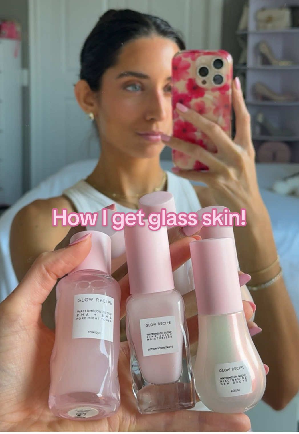 The perfect glassy glowy skin✨ @Glow Recipe #glowrecipe #skincare #glassskin #skincareroutine 