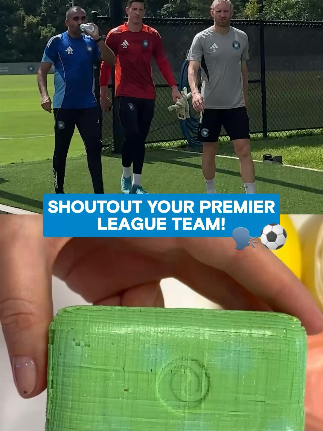 Just sit back, relax and enjoy the lads shouting out their Premier League teams 😌 #PremierLeague #shoutout #MLS #asmr #soapcutting