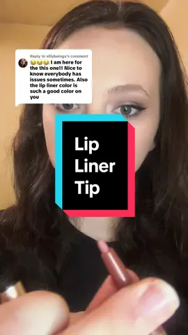 Replying to @sillybeluga a little lip liner tip & more chaos🤪🤣 