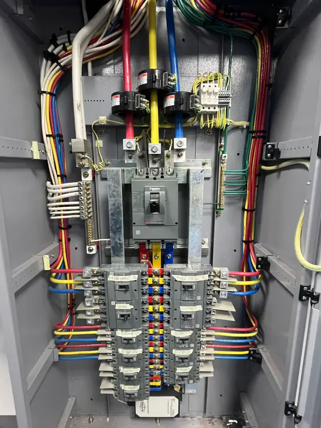 5 panel board termination #electricalwork #buhayelectrician 