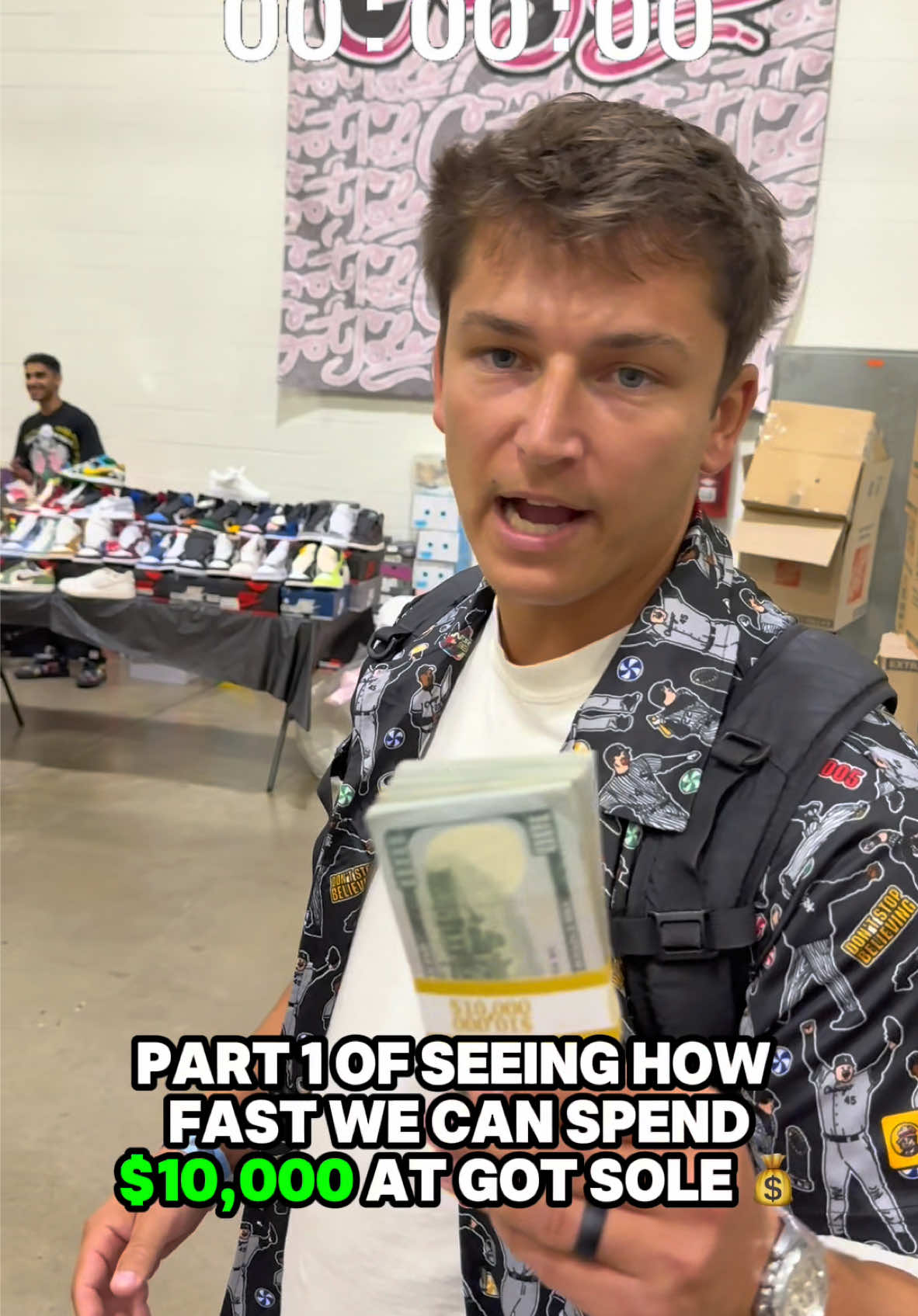 Part 1 of seeing how fast we can soend $10,000… who won the deal?? 👀 #sneaker #fyp 