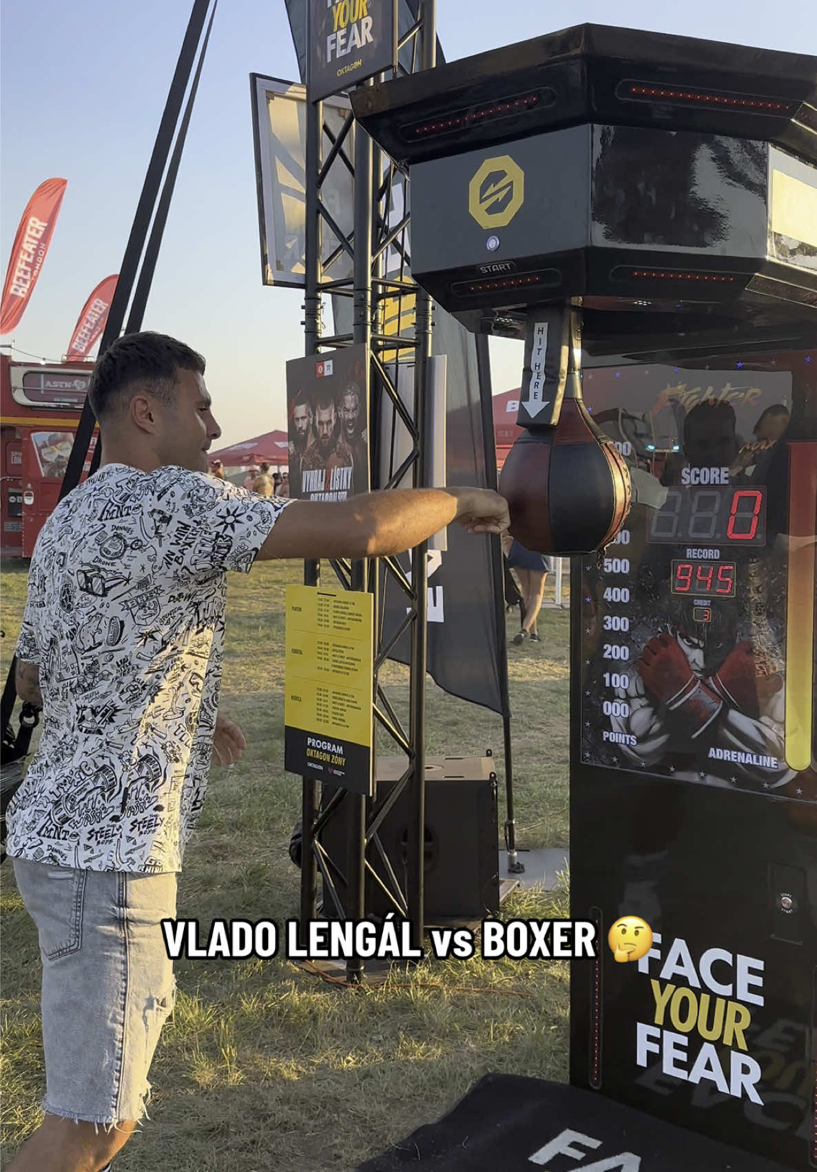 kolik dáš nejvíce TY? 🤔 @Vlado Lengál 🥊 #oktagon 