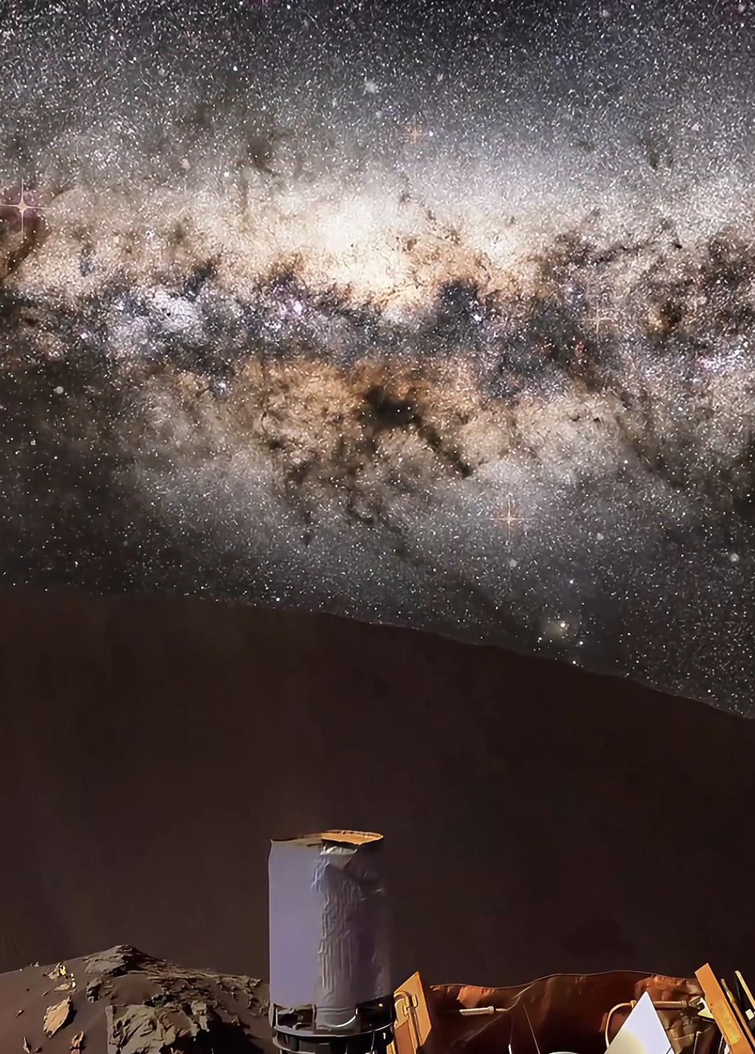 This is Mars! 140 millions miles away from us. 