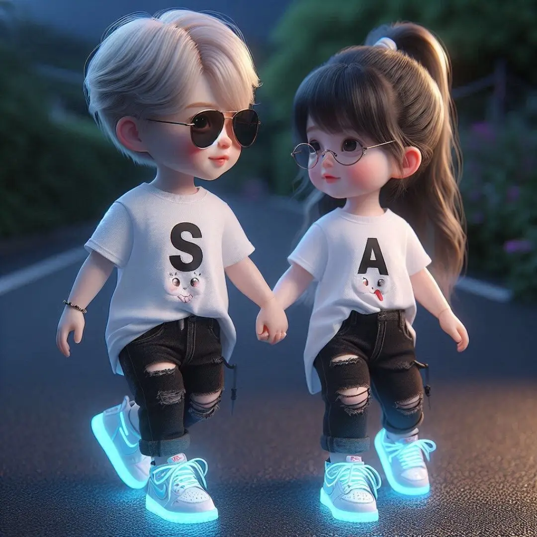 Kids couple #couple #initials #kids #fyp #FYP 