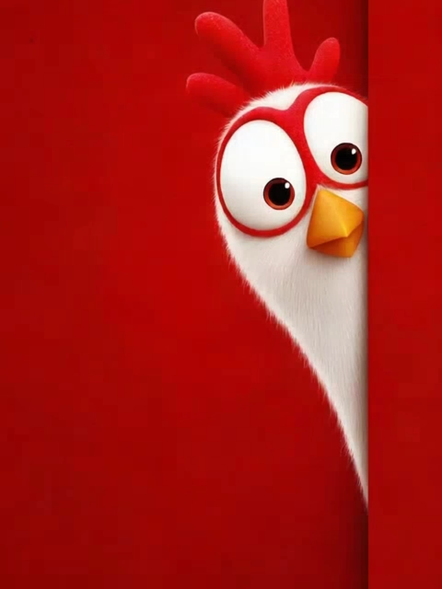 Live Wallpaper | Chicken on the Lookout #chicken #livewallpaper #cluckcluck #farmanimal #cartoon #aivideo #peeking #lockscreen #wallpapervideo #bird