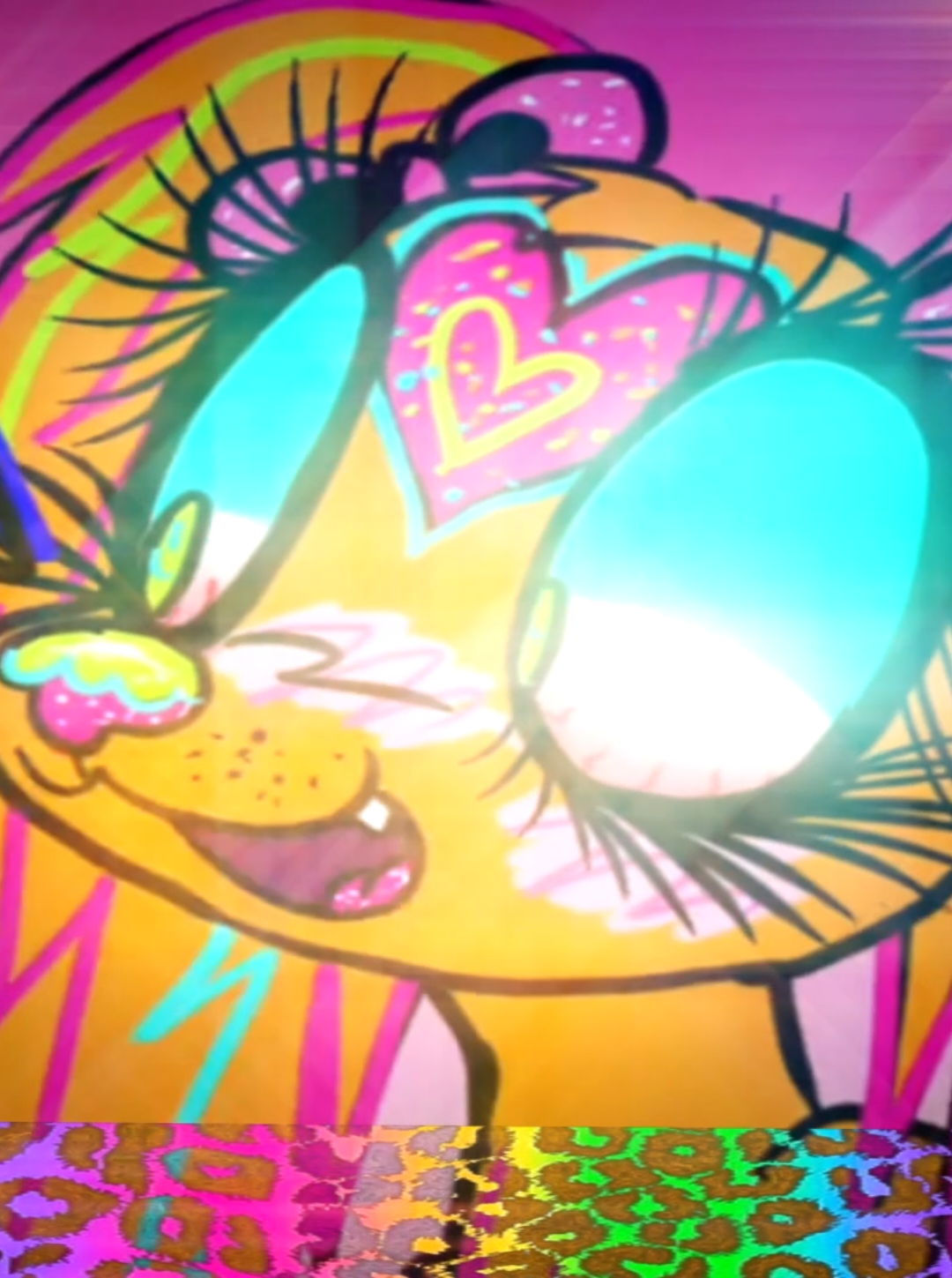 lesbian dogs for today #puppyloopsy #edit #glitter #2000s  drawing/animations by puppyloopsy on yt